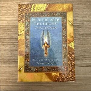 DOREEN VIRTUE Healing with the Angels Oracle Cards - 44 Card Deck & Book